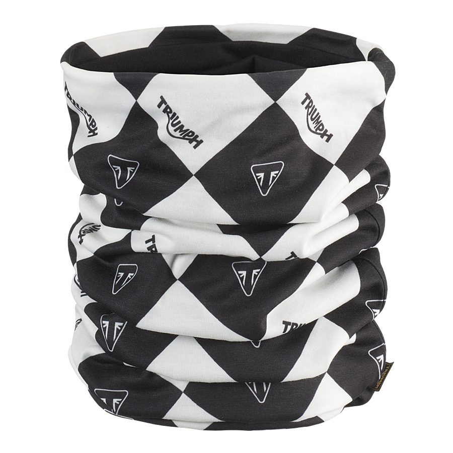 MTUS24200 - HARLEQUINN NK TUBE-BLK/BONE - Genuine Triumph Motorcycle Product