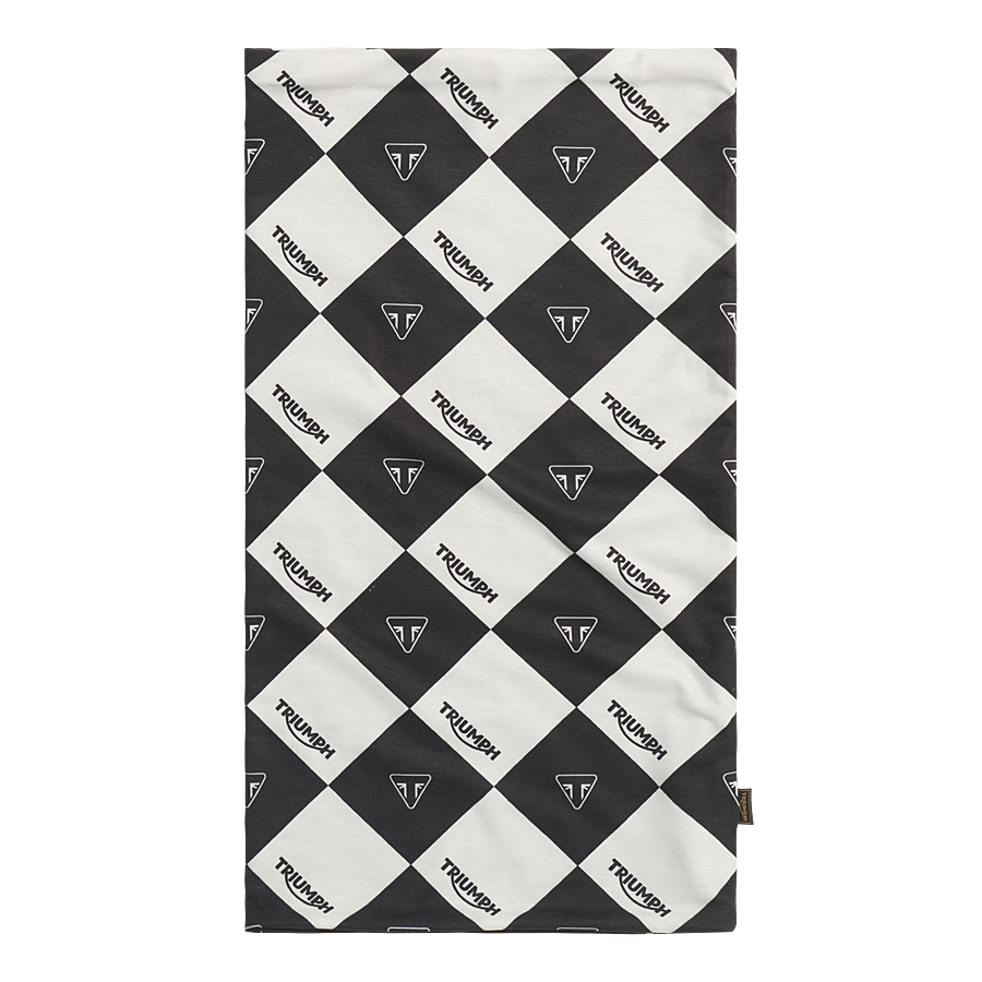 MTUS24200 - HARLEQUINN NK TUBE-BLK/BONE - Genuine Triumph Motorcycle Product