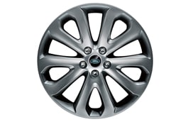 Range Rover (2013-2021) Alloy Wheel - 20" Style 5002, 5 split-spoke, Shadow Chrome