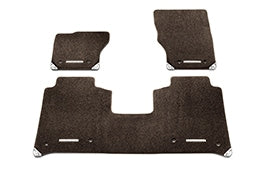 Range Rover (2013-2021) Luxury Carpet Mat Set - Espresso, RHD, LWB, with Ingot Branding, 18MY onwards