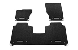 Range Rover (2013-2021) Luxury Carpet Mat Set - Ebony, RHD, LWB, with Ingot Branding, 18MY onwards