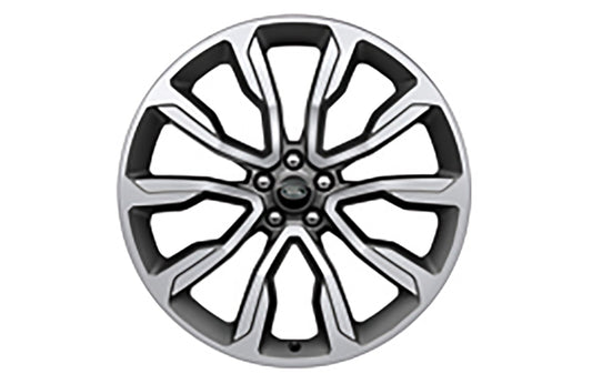 Range Rover Velar - 22" Style 1051, Diamond Turned with Satin Technical Grey contrast