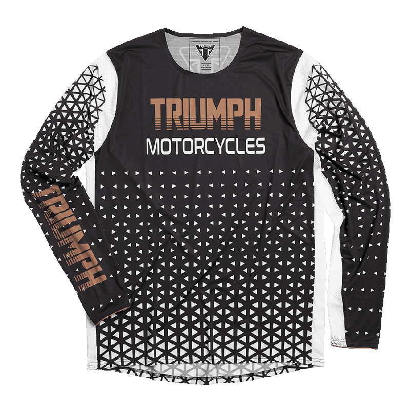 RETRO JERSEY BLACK/WHITE - Triumph Motorcycles