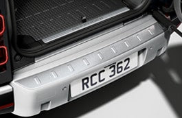 Land Rover Defender - Bright Rear Scuff Plate