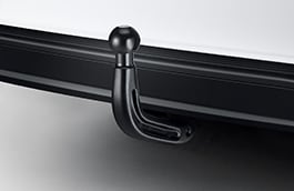 Jaguar XE Detachable Tow Bar Kit, LH Exhaust, vehicles with Space Saver Spare Wheel, 21MY onwards