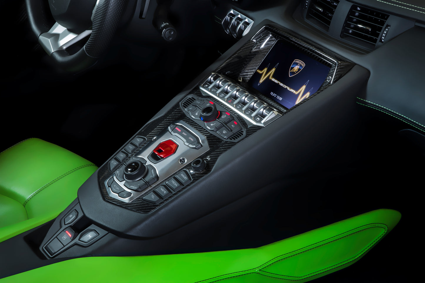 Lamborghini Aventador Interior Carbon Fibre Kit