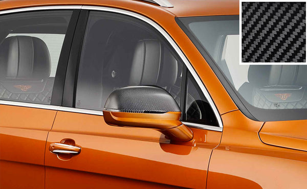 Carbon Fibre Mirror Caps - Bentley Bentayga V8
