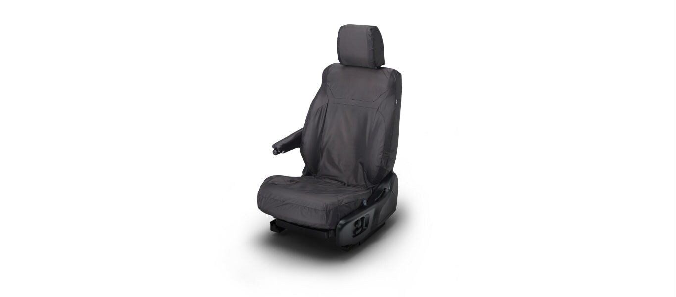 Protective Seat Covers - Ebony, Front Row, Commercial
