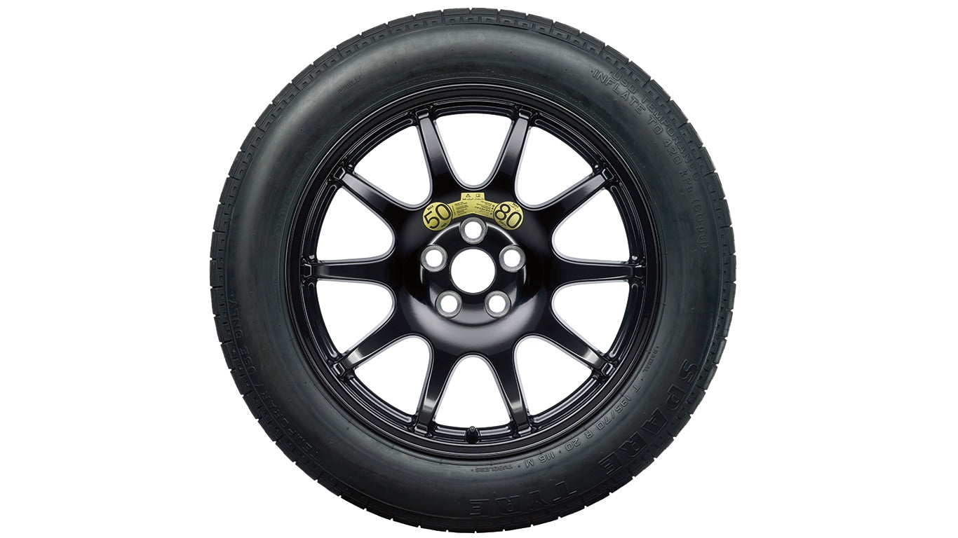 Space Saver Spare Wheel Kit - Coil Suspension, Pre 22MY
