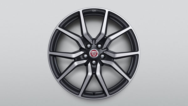 20" Forged, Style 1041, Diamond Turned with Satin Black contrast, rear