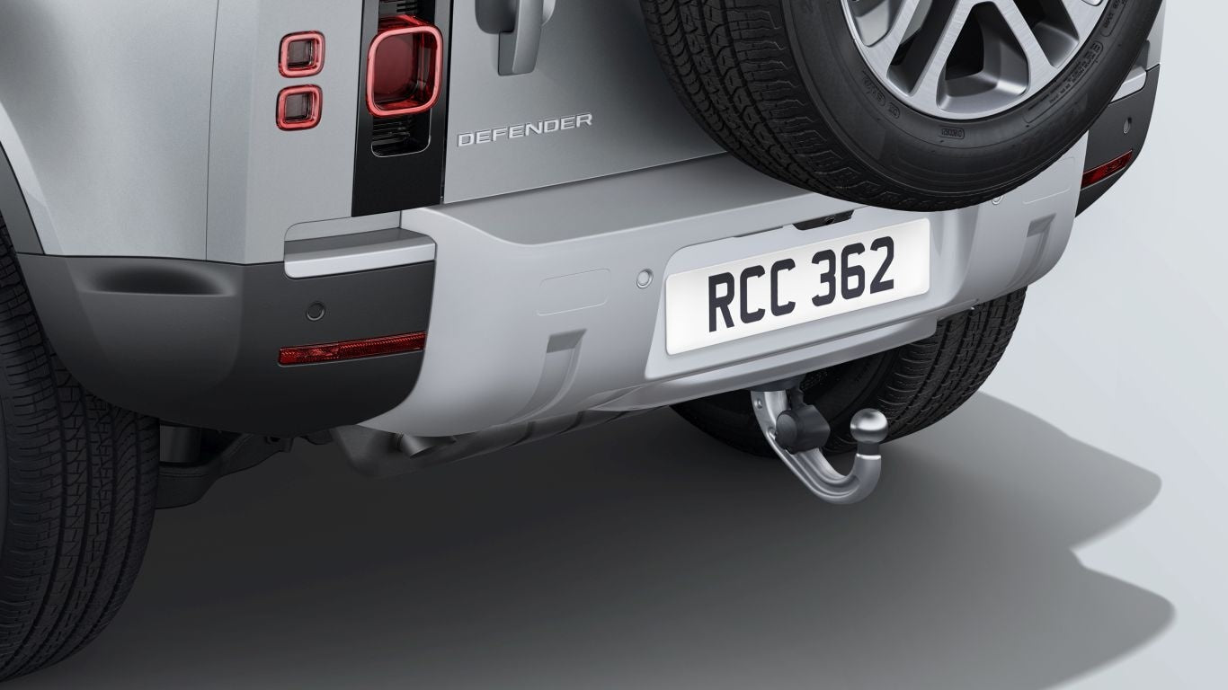Electrically Deployable Tow Bar Kit - Coil Suspension, Lunar Interior, Noble Chrome Tow Eye Cover, Pre 23MY