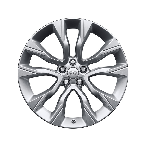 Alloy Wheel - 22" Style 5086, 5 split-spoke, Silver