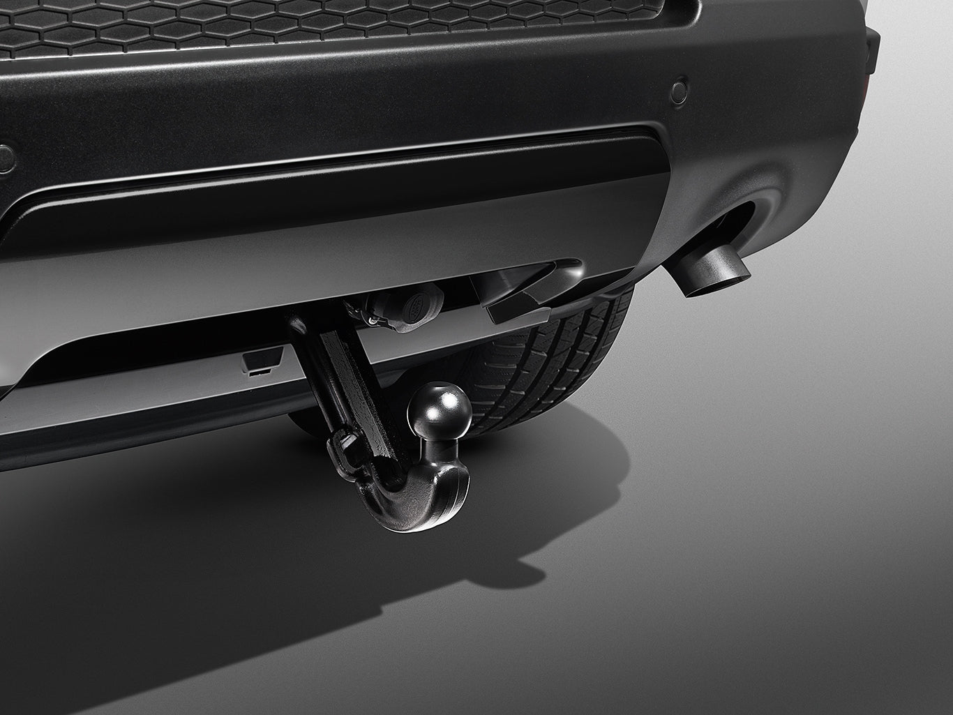 Electrically Deployable Tow Bar Kit, 5 Seat, Gloss Black, 17MY only