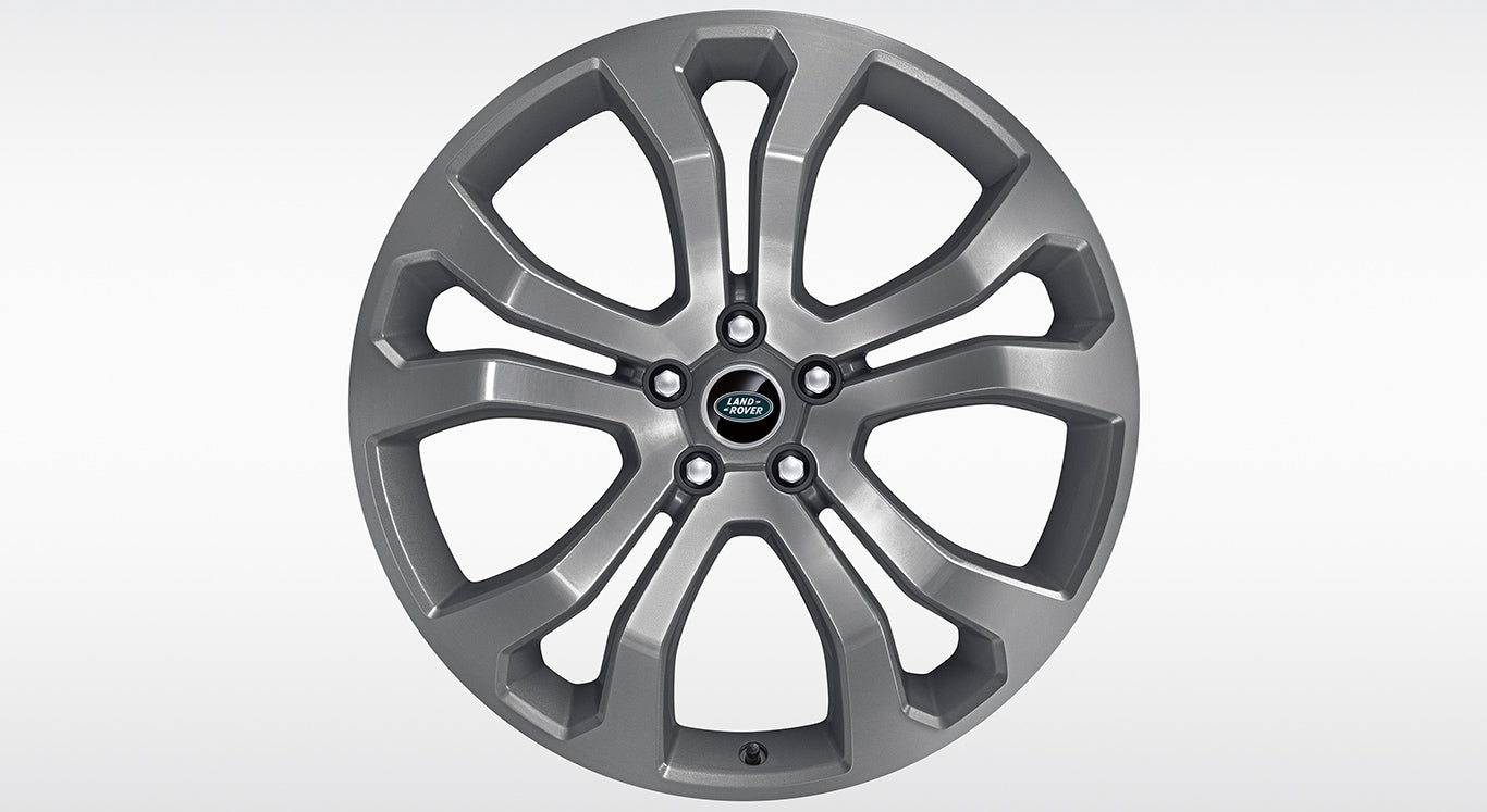 Alloy Wheel - 22" Style 5014, 5 split-spoke, Forged, Fully Painted with Technical Grey Gloss