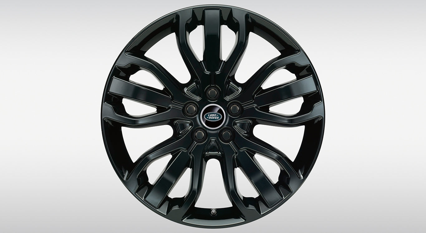 Alloy Wheel - 21" Style 5007, 5 split-spoke, Forged, Gloss Black