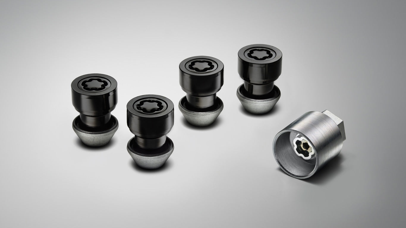 Locking Wheel Nuts - Gloss Black finish