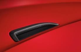Bonnet Louvre - Carbon Fibre, Right Side