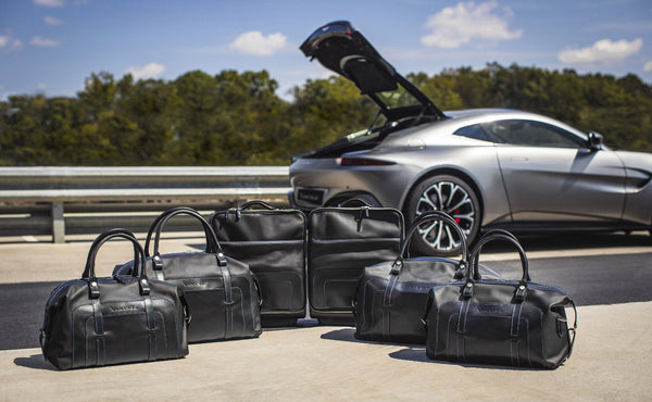 Seven Piece Leather Luggage Set - Aston Martin Vantage